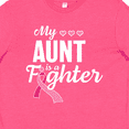 thumbnail image 4 of Inktastic Breast Cancer Awareness My Aunt is a Fighter Youth T-Shirt, 4 of 5