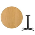 thumbnail image 3 of Flash Furniture 42'' Round Natural Laminate Table Top with 33'' x 33'' Table Height Base, 3 of 3