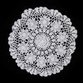 thumbnail image 4 of Handmade Crochet Cotton Pmats Doilies for Home/Coffee Shop/Wedding Table Mat Decorative Crafts (15.75inch, 19.69inch) - 40cm, 4 of 10