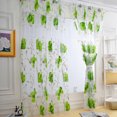 thumbnail image 3 of 1X a Piece of Window Screen 1 Pcs Vines Leaves Tulle Door Window Curtain Drape Panel Sheer Scarf Valances, 3 of 3