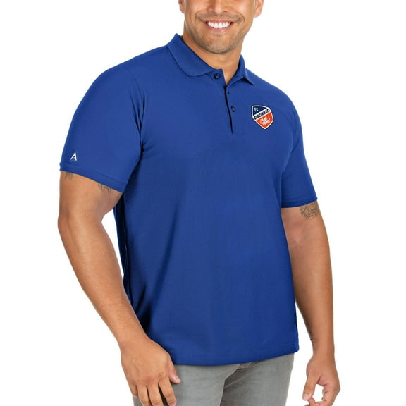 Men's Antigua Royal FC Cincinnati Big & Tall Legacy Pique Polo