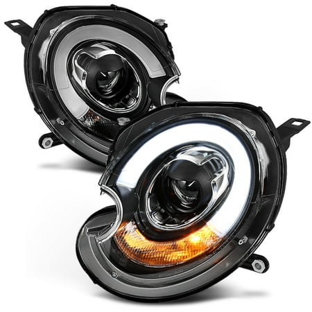 For 07 15 Mini Cooper S Hid Xenon Type Black Led Tube Projector