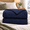 Navy Blue Waffle-Twin(68"x90"), variant on Waffle Weaveforter King Size Q-max 0.45 Reversible Blanket For Hot Sleepers Breathable Lightweight Silk Smooth Summer Bedding Qui