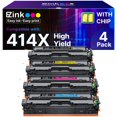 thumbnail image 1 of Cartuchos de tóner E-Z Ink 414X compatibles con HP Color Laserjet, 1 of 9