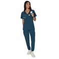 thumbnail image 3 of Hanes Womens Scrubs Healthcare Top, Comfort Fit Moisture-Wicking Stretch Scrubs for Women, 3 of 7
