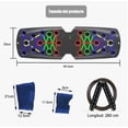 thumbnail image 2 of Push up Board, Tabla de Flexiones Portátil Antideslizante Multifuncional Fitness, Tabla para Lagartijas con Agarre de Goma, Cuerda de saltar, Rodillera, Protectores de Palma, 2 of 4