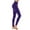Purple, variant on Kmdttou Women Wide Leg Casual Trousers Solid Elastic Waist Pants Stretchy Stylish Pants Yoga Cargo Pants With Pocket