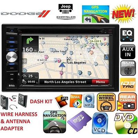 - FITS 2009-2012 DODGE RAM TRUCK TOUCHSCREEN CAR RADIO STEREO CD/DVD GPS NAVIGATION SYSTEM BLUETOOTH BT USB AUX. Supports optional backup camera and steering wheel interface