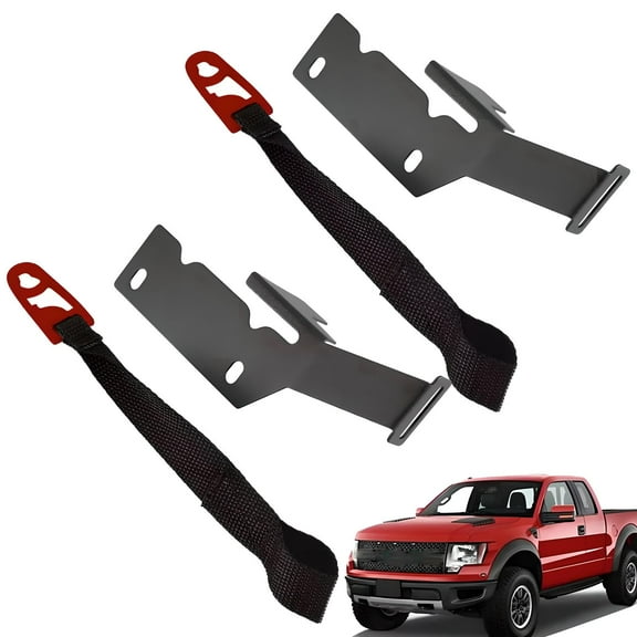 LIXI Rear Seat Quick Latch Release Kit Strap 2 Sets For Ford F-150 F250 F350 2810547