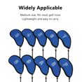 thumbnail image 3 of Club Head Cover, 10pcs  Iron Covers Set Nylon Mesh Soft Lining Protective  Iron Covers Set, 3 of 8