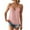 Pink, variant on Seductiva Smile Fish Women Summer Women Women's V Neck Lace Lace Lace Fashionable Casual Camisole Vest Tank Summer Sleeveless Tops Womens Summer Tops