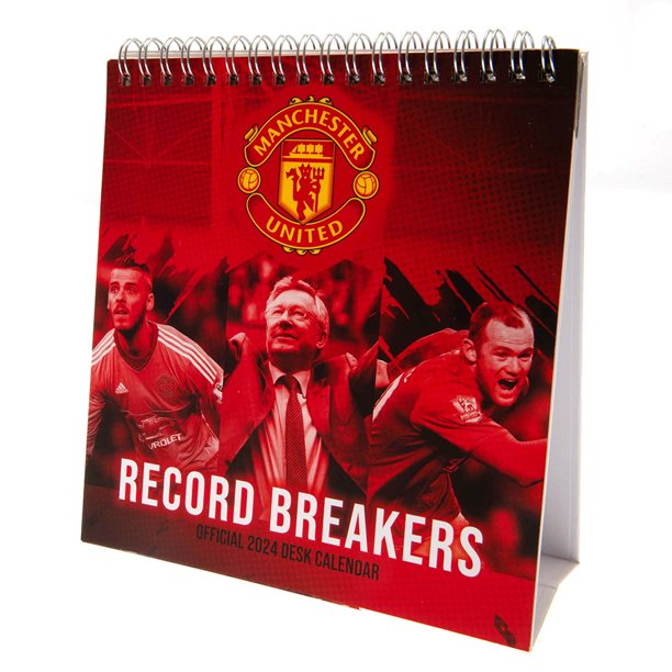 Manchester United FC Record Breakers 2024 Desktop Calendar Walmart.ca