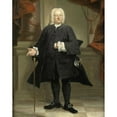 thumbnail image 3 of Jan Maurits Quinkhard 12x14 Black Modern Framed Museum Art Print Titled - Portrait of a Man (1744), 3 of 5
