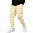 thumbnail image 4 of Sweatpants for Men Drawstring Lined Cuffed Sweatpants | Fall Winter Bottom, Moisture Wicking, Exercise Jogging Pants, Warm Soft , Big and Tall Joggers with Pockets, XL, 4 of 7