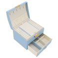 thumbnail image 2 of Caja de almacenamiento de joyas, estuche de almacenamiento de joyas, joyero portátil, estuche para almacenamiento de joyas, funcionalidad inteligente, 2 of 12