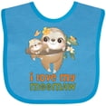 thumbnail image 3 of Inktastic Sloth I Love My Meemaw Boys or Girls Baby Bib, 3 of 4