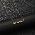 thumbnail image 2 of Custom Stainless Steel Heart Pendant Necklace Gold Chain Personalized Name Necklaces Jewelry Necklaces for Women, 2 of 5