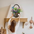 thumbnail image 4 of Binwennn Light up Outdoor Wreath Day Flower Door Large Flower Hanging Spring Decorations, 4 of 6
