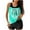 #Green, variant on Xixinqiwan Plus Size Tankini Swimsuits for Women,Womens Flowy Ruffled Sleeve Tankini Tops with Boy Shorts Swimwear Tummy Control Two Piece Bathing Suits