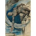 thumbnail image 3 of William Blake 11x14 Black Modern Framed Museum Art Print Titled - Antaeus Setting Down Dante and Virgil in the Last Circle of Hell (1824), 3 of 5