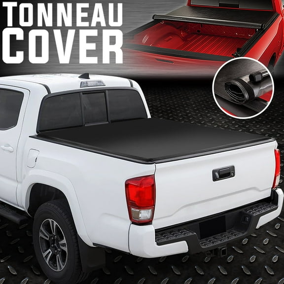 Nuvision for 16-23 Toyota Tacoma Truck 6 Ft Short Bed Soft Vinyl Roll-Up Tonneau Cover