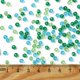 thumbnail image 3 of 3 Colors Transparent Glass Beads Faceted Rondelle for Sea Themed Jewelry Making Mixed Color 6x5mm Hole: 1mm about 83~85pcs/strand 38~39cm 1 strand/color, 3 of 6