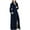 Navy, variant on AOOCHASLIY Bath Robes for Women Clearance Plush Fleece Robes Solid Thicken Coral Bathrobe Gown Pajamas Sleepwear Pocket+Belts