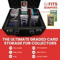 thumbnail image 2 of EVORETRO 90 Card Graded Storage Box with TSA Lock & GPS Compartment, Holds PSA BGS Cards, Impact Resistant Trading Card Travel Case, 2 of 5