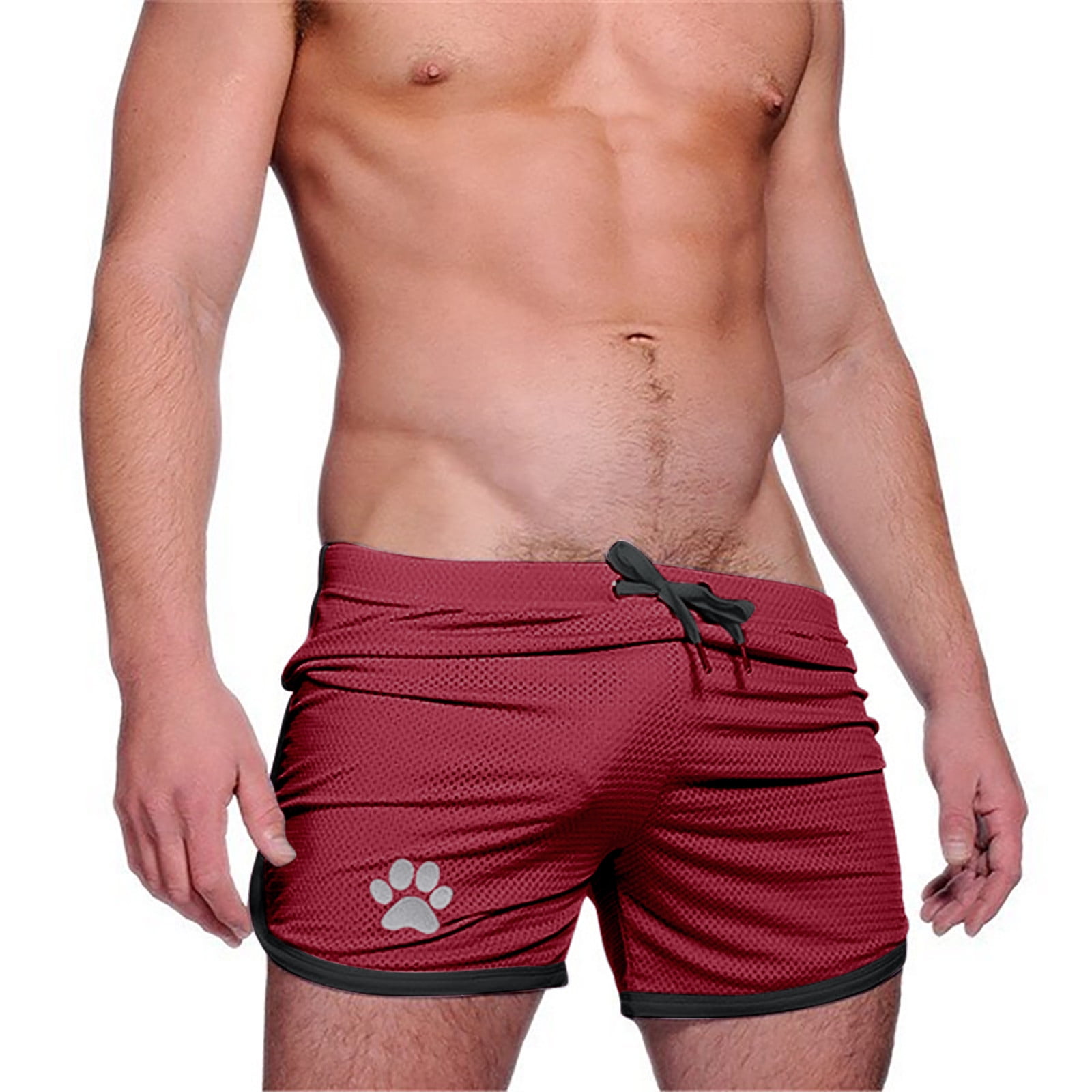 Slim Fit Men's Exercise Shorts Individual Men's Slim Fit