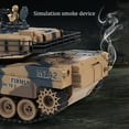 thumbnail image 3 of Remote Control Tank, RC Shoot Balls Tanks Toys with Smoke and Rotatable Turret for Kids and Adults, Cool LED Military Army Cars Vehicles Toy, 3 of 6