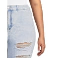 thumbnail image 4 of Dollhouse Womens Junior Plus Destructed Flare, 4 of 5