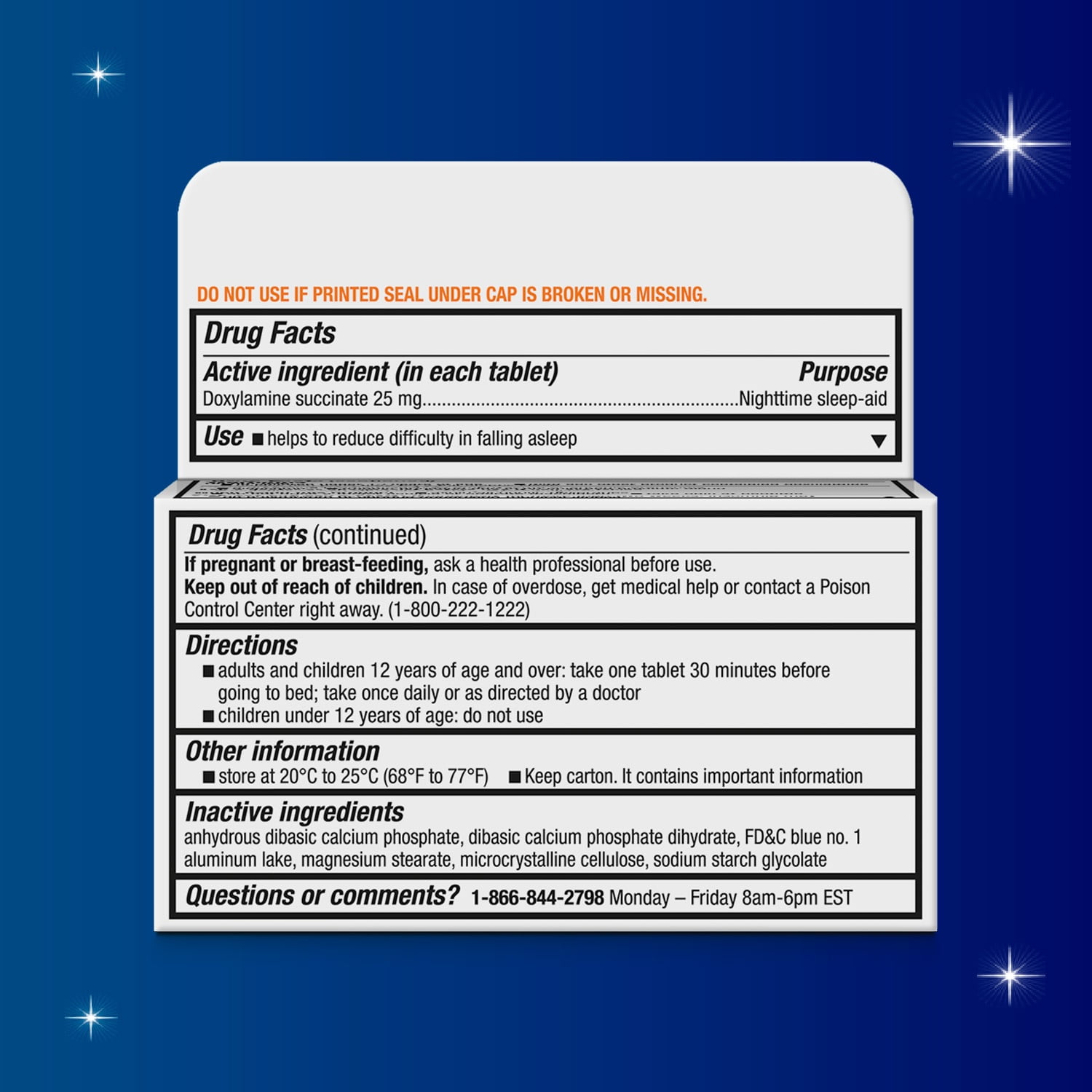 SleepTabs Doxylamine Succinate Tablets 32ct
