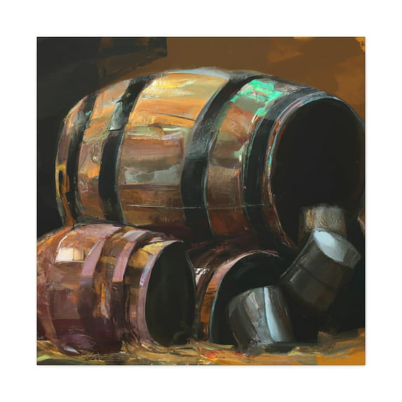 Barrel of Whiskey Joy - Canvas