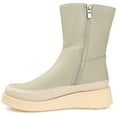 thumbnail image 2 of Journee Womens Cristen Inside Zip Platform Booties, 2 of 9