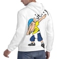 thumbnail image 4 of Lsque Sml Jeffy Pattern Casual Men's Hoodie,Hooded Sweatshirt with Kangaroo Pocket,Pullover Hoodie-Large, 4 of 8