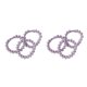 thumbnail image 1 of Cuerda para el Cabello Minnieouse 3 uds Bandas de Goma Roscadas Color Verde Violeta Claro Rosa Crema Negro, 1 of 6