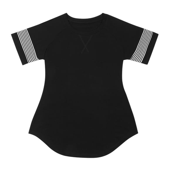 Women's Crew Neck Relax Shirts Dry Fit Moisture Short Sleeve Mesh Athletic T-Shirts For Daily Work Home Shopping Beach Gym Running