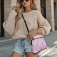 thumbnail image 4 of Tutolipy Argyle Pattern Adjustable Shoulder Strap Sling Bag for Travel Everyday, Smooth Zipper Lightweight Purse Satchel Stylish Crossbody Purse, 4 of 7