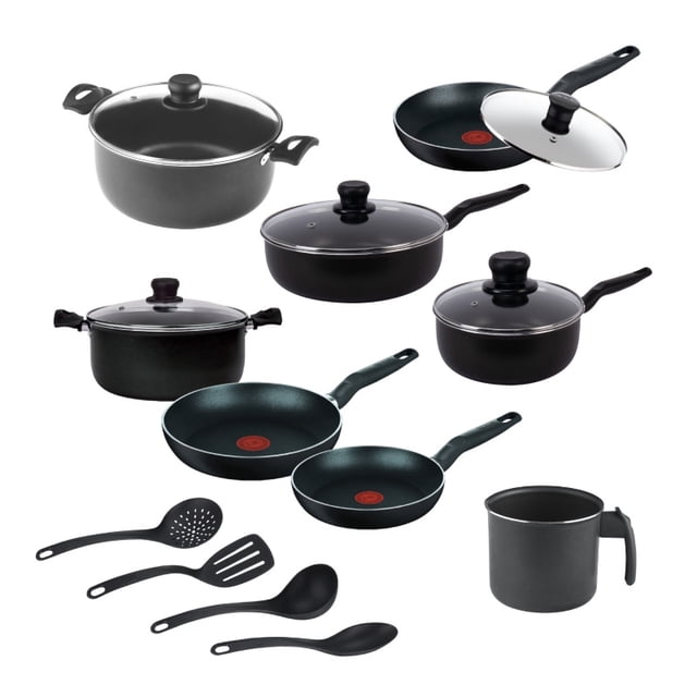 Batería de Cocina 15 Pz Aluminio Antiadherente Vital Tefal T-fal