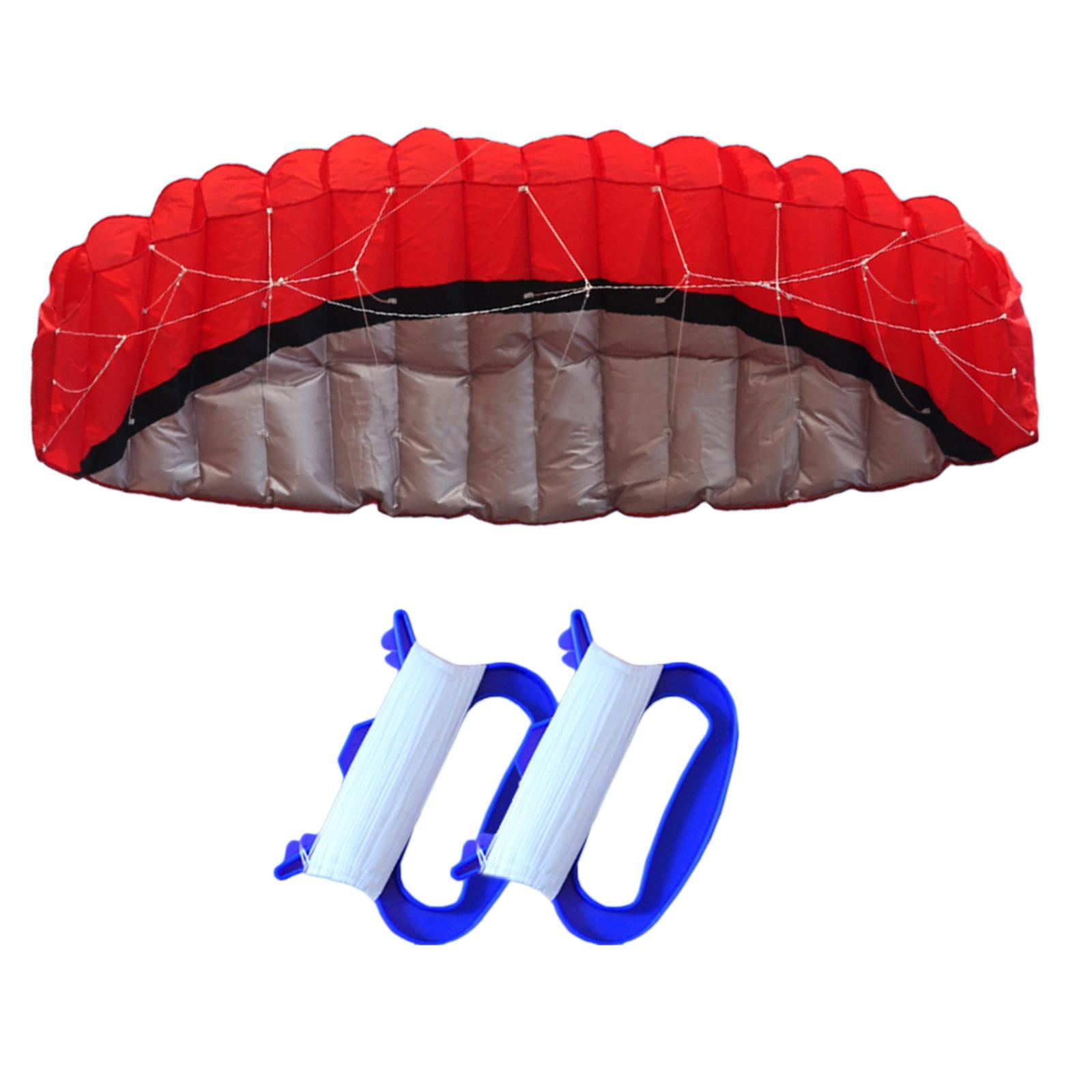 DimyFew 2.5 Line Kite, Seaside Beach Surfboard Flying Sport Parachute urfing Trainer Fly Red