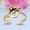 Gold, variant on 9 mm Flower Toe Band Ring 925 Sterling Silver Thin Adjustable Stylish Rings For Women