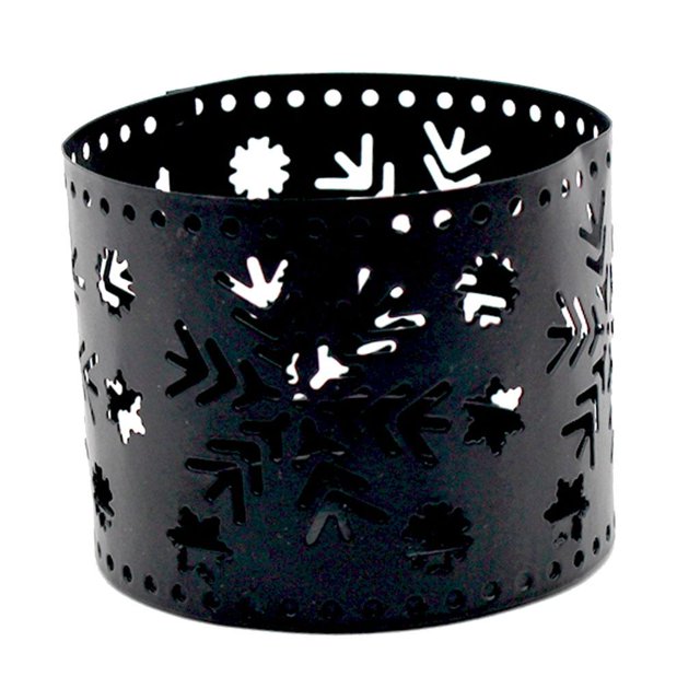 candeliere hueco de Navidad, árbol de Navidad, reno, de nieve, candeliere, decoración, decoración para hogar, luz de humor, soporte de lámpara negro Colco Candelero de decoración navideña