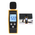 thumbnail image 2 of Scienceny RZ1359 Medidor de nivel de sonido 30 ~ 130dBA Decibeles Probador de ruido Medidores DB Probador de ruido portátil Detector de sonido digital Medidores de medidas dimensionales Scienceny TO001632-00, 2 of 6