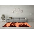 thumbnail image 3 of Ahgly Company Indoor Rectangle Abstract Orange Modern Area Rugs, 2' x 5', 3 of 4