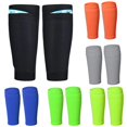 thumbnail image 3 of Calcetines protectores de fútbol con bolsillo para adultos y adolescentes, manguitos de apoyo para piernas, 1 par, 3 of 4