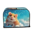 thumbnail image 2 of Fotbe Cloud Cute Hamster for Two Slice Toaster Cover, Fingerprint Protector, Super Soft Appliance Cover And Dust Cover,Bread Dust Cover & Fingerprint Protection, 2 of 7