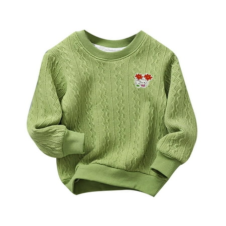 

Winter New Children s Pullover Round Neck Composite Thick Sweater Small And Medium Sized Children s Knitted Top Halloween Long Sleeve Shirt For Boys Thanksgiving Baby Boy Outfit Toddler Pumpkin Shirt