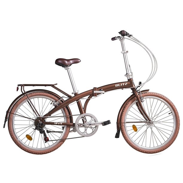 Bike Rassine Adult Folding Bike, FIT Model, Portable Bicycle with 6V