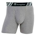 thumbnail image 2 of Champion Men's Everyday Fit  Boxer Briefs Black/Gray/Blue, XL, 2 of 6