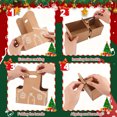 thumbnail image 4 of Billuyoard 5 portavasos de jengibre para hacer tú mismo, caja de regalo de casita de jengibre, pequeñas cajas para bebidas navideñas con asa. Kits de decoración para fiestas, 4 of 5